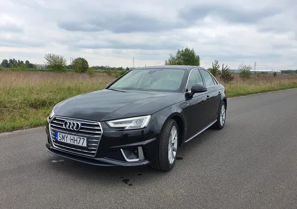 audi a4 Audi A4 cena 107000 przebieg: 65505, rok produkcji 2019 z Myszków